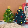 Jouet de noël mignon au crochet, arbre de noël, décoration de la maison, arbre de noël et lumière, cadeau pour enfants 231128