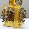 Pudełko na prezent solidny kolor ślub czekoladowe cukierki opakowanie puste motyl projektowy papier