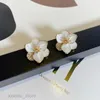 Charm Small Fragrant Wind Flower Petal Earrings 2022 New Fashion Small Audience Design Sense High Grade Earrings for Women 925 Silver Needle Earrings