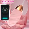 Vibrador Invisible para bragas, Control remoto inalámbrico, estimulador de bola Anal y vaginal, Juguetes sexuales para adultos para mujer, buena tienda erótica