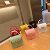 Genuine Leather Valentins Handbag Women's 2023 New Leaf Chain Mini Jelly Fashionable and Versatile Small Fresh Red Small XXO0R