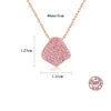 Designer 3A Zircon Shell Pendentif Collier Marque De Luxe Sexy Spicy Girl S925 Collier En Argent Charme Collier Chaîne Femme Bijoux Haut De Gamme Cadeau De Saint Valentin