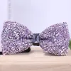 Sparkly Diamond Bow Ties Necktie Bar Festival Party Decoration Bowknot Wedding Fashion Association TT0428