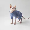 Kat kostuums Sphynx 4-potig met dons herfst winter huisdier set voor katoen kostuum zacht kitten kitty jas puppy outfit