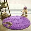 Carpets Modern Plush Round Carpet For Living Room Bedroom Fluffy Soft Solid Color Area Rugs Balcony Floor Mats Camping Tent Mat White