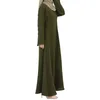 Ubranie etniczne Islamskie kobiety swobodne sukienki z długim rękodzie