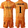 Club Team 22/23 Man Soccer GK Iker Casillas Jerseys Set Goalkeeper Long Sleeve Keylor Navas Paco Buyo Kepa Arrizabalaga Andriy Lunin Courtois Football Shirt HuangMa