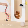 Spielzeug Automatische Katze Spielzeug Interaktive Smart Sensing Schlange Tease Spielzeug Für Katzen Lustige USB Aufladbare Katze Zubehör Für Haustier Hunde spielen