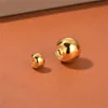 Brass vergulde metalen bal ear clip persoonlijkheidstrend mode temperament all-match heren/dames sieraden