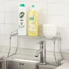 Krokar orz badrumshylla arrangör kök över handfat tvättstället tvålhållare krydda rack caddy bänkskiva