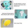 Bath Toys Baby bath toy electric elephant with suction cup shower head adjustable sprinkler baby bathtub spray water toy suitable for children gifts 230427