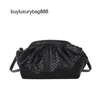 Sac à main femme Botteg Venet pochette Texture cuir souple tissé sac pour femme 2023 tendance nouveau Style occidental une épaule bandoulière pliée boulette personnalisée