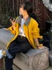 Women's Jackets 2023 Korean Style Loose Single-Breasted Jacket With Workwear Windbreaker In Color Blocking For Autumn