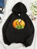 Herren Hoodies Everything Goes Well In The Year Of Persimmon Grafikdruck Damen Sweatshirt Hoodie Harajuku Herbstpullover