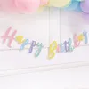 Party Decoration Colored Flag Hanging Cloth Birthday Banner Letter Fashionable And Exquisite For Decor