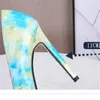 Chaussures de robe 2023 Femmes 11cm Talons hauts Escarpins Graffiti Pompes Lady Mariage Stiletto Plus Taille Kawaii Designer de luxe