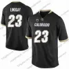 Koszulka NCAA Colorado Buffaloes #19 Rashaan Salaam 16 Mason Crosby 6 Paul Richardson 9 Juwann Winfree Black Grey White Retired Football Jersey High