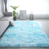 Carpets Tie-dye gradient plush carpet Modern Nordic living room sofa coffee table washable fluffy soft carpet covering girls bedroom