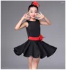 Stage Wear Bonne Qualité Robe De Danse Latine Pour Enfants Filles Moderne Flamenco Pratique Sociale Groupe Performance Vente D'été