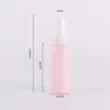 Flacone spray disinfettante da 50 ml Bottiglie vuote per lavaggio a mano Emulsione PET Plastica Nebulizzatore Pompa Contenitori per alcol Sjoxg