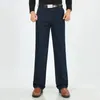 Erkek kot pantolon düz bacaklı denim pantolon renkli yüksek bel geniş bacak resmi iş tarzı pantolon esnek uygun