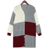 Maglieria da donna Anni '90 Autunno Cardigan Maglioni Donna E-girl Stile allentato Bottone lavorato a maglia Cappotto a maniche lunghe Capispalla Autunno Primavera Donna femminile