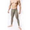 Thermisch ondergoed voor heren, sexy, ultradun, zijdeachtig, lange onderbroek, coole legging SML XL XXL 231128