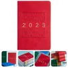 Arbetskalender Daglig planeringsplatta 2023-2023 Akademisk planerare Månadshantering Notepad Journal Agenda Book