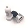 Frosted Car Charger Dual 2 Port USB Charger Adapter för 12V Power 2.1A USB Car Charger för all mobiltelefon