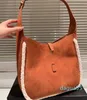 Designer-Taschen, Umhängetaschen, Umhängetasche, Handtasche, Filz-Wildleder-Tasche, 30 x 24 cm, Vintage-Mode, Damenhandtasche, kausal