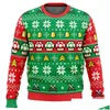 Men'S Hoodies & Sweatshirts Mens Hoodies Kart Ugly Christmas Sweater Gift Santa Claus Plover Men 3D Sweatshirt And Top Autumn Winter C Otk9B