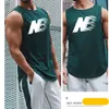 Débardeurs pour hommes Gilet de musculation vêtements de sport pour hommes haut d'entraînement Quickdry chemise d'entraînement sans manches basket-ball tissu de gymnastique vêtements de fitness 230427
