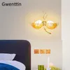 Lampy ścienne lampa lampy lampy LED do dekoracji sztuki domowej sconce łazienki sypialnia oświetlenie loft przemysłowy luminire