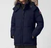 Canada Piumino da uomo Parka Cappotto da donna di alta qualità Designer Goose Moda Inverno Uomo Giacca da donna Lettera di lusso Plaid Classico Collo di pelliccia caldo Top A7