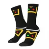 Herrar strumpor roliga lyckliga drömmile Ranboo Crown Retro Harajuku SMP Street Style Novelty Casual Crew Sock