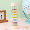 Keyboards Piano Wooden Rain Maker Sound Simulator Tube Rainbow Hourglass Shaker Early Education Musical Instrument For Music Class 231128