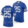 Allgeier Tyler NCAA College BYU Cougars Football Jerseys 2024 Independence Bowl Jaren Hall Zach Wilson Troy Warner Puka Nacua Baylor Romney High