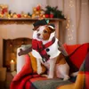 Halsbanden Huisdier Kerstkleding Cosplay Sneeuwpop Hoed Voor Puppy Rode Geruite Kostuums