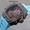 Designer Ri mlies Luxury watchs Quality Diving Waterproof Mechanical Titacarb watchss Luminous Factory Automatic Tennis Wrist Titanium Men