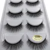 3 PCFALSE wimpers 5/3pairs make -up wimpers zachte pluizige wimpers valse wimpers dramatische 3D mink lashes lash extensie vormen 3D cilios faux cils z0428