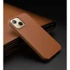 Capa de celular de couro PU durável para telefone personalizado para iPhone 12 13 14 Pro Max Case