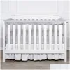 Bed Rails Bed Rails 3 st Infront Crib Protection Wrap Edge Baby Anti-Bite Solid Color Staket Guardrail Born Rail Er Care Safety 230828 DHXQU