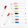 12pcsWatercolor s 10pcs Magnetic Whiteboard Marker White Board Fine Nib Pen with Eraser Rubber Children Painting Brush magnetic Markers P230427