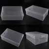 Storage es Bins Pcs Shoe Box Foldable Plastic Stackable for Bedroom W0428