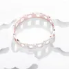 Bracelet Ins à la mode classique chaîne cubaine Bracelet pour femmes cristal argenté RoseGold acier inoxydable croix santé énergie bijoux