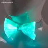 蝶ネクタイは充電可能なファッションの光の輝かしい性格ボウタイQuinceanera Party Creative Luminous Bow Tie 231128