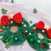 Hondenkleding Verstelbare Pet Strik Kraag Wasbaar Mooie Cirkel Hals Hoofddeksels Kerstfeest Po Prop Supplies