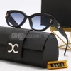 Lunettes de soleil personnalité lunettes de soleil irrégulières femmes classique grand cadre chat cadre lunettes de soleil pour femme à la mode en plein air lunettes nuances UV400 avec étui