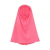 Rompers Muslim Islamic Girls Ramadan Abaya With Hijab Full Length Robe Burka Maxi Little Kid Toddler Baby Girl Dresses 1 To 14 Years 230427