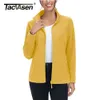 Kvinnorjackor Tacvasen Spring/Autumn Lightweight Fleece Jackets Womens Sports Warm Sweatshirts Thermal Casual Turtleneck Sweater Coats Tops 231128